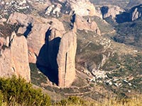 Escalade, ESPAGNE, Escalade aux Mallos de Riglos